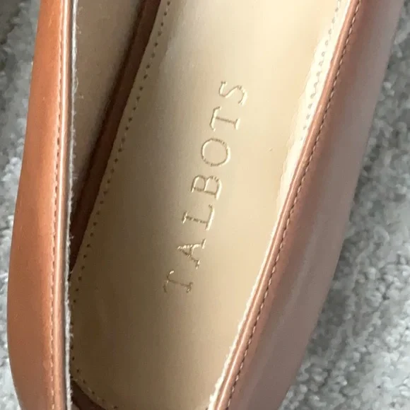 Talbots Ryan D Ring Leather Loafers Scandi Girl Cognac Size 9 1/2 - Picture 7 of 8